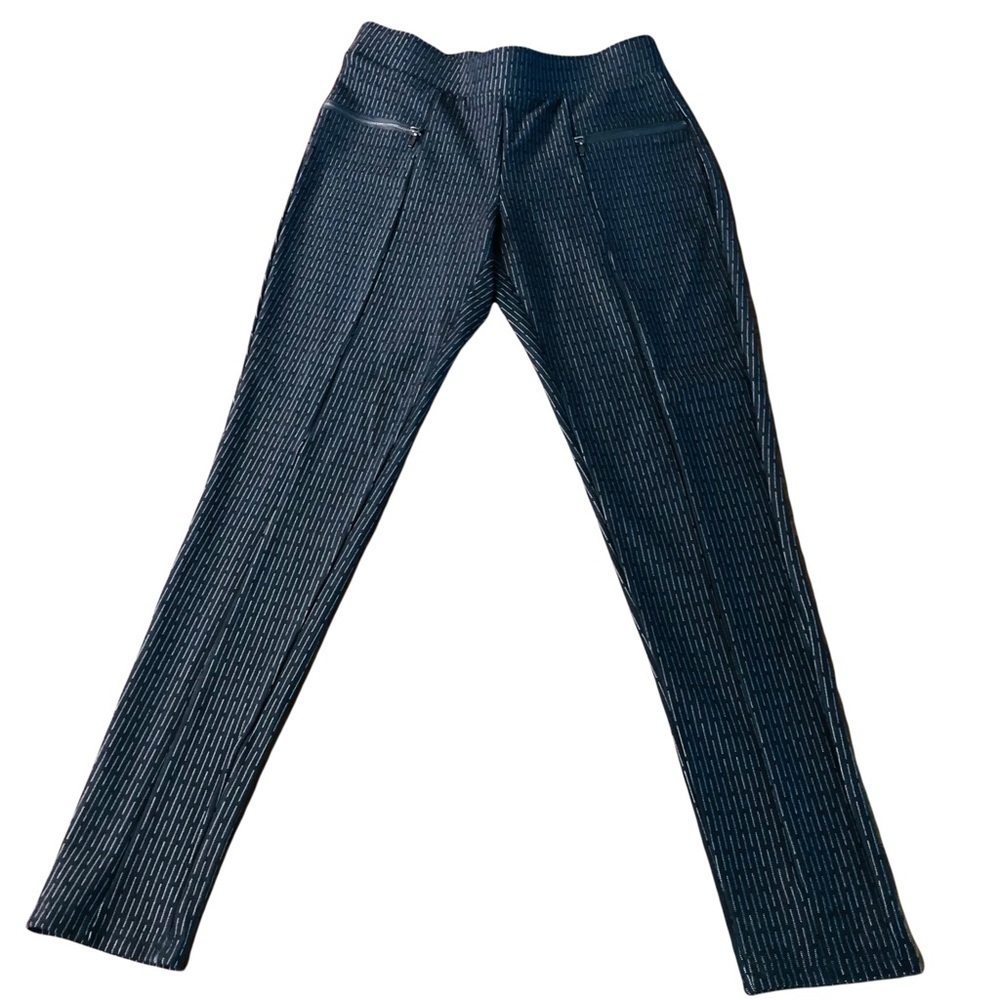 WOMENS PRETTY BLACK STRETCH PANTS ESTIMATE SIZE MEDIUM